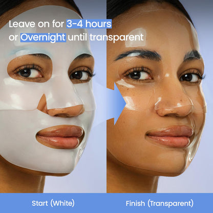 Biodance Hydro Cera-Nol Real Deep Facial Sheet Mask, Hyaluronic Acid, Niacinamide, For Sensitive Skin, 34g