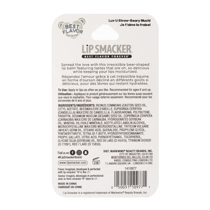Lip Smacker Luv U Straw-Beary Much! Lip Balm, Strawberry, 6.4g