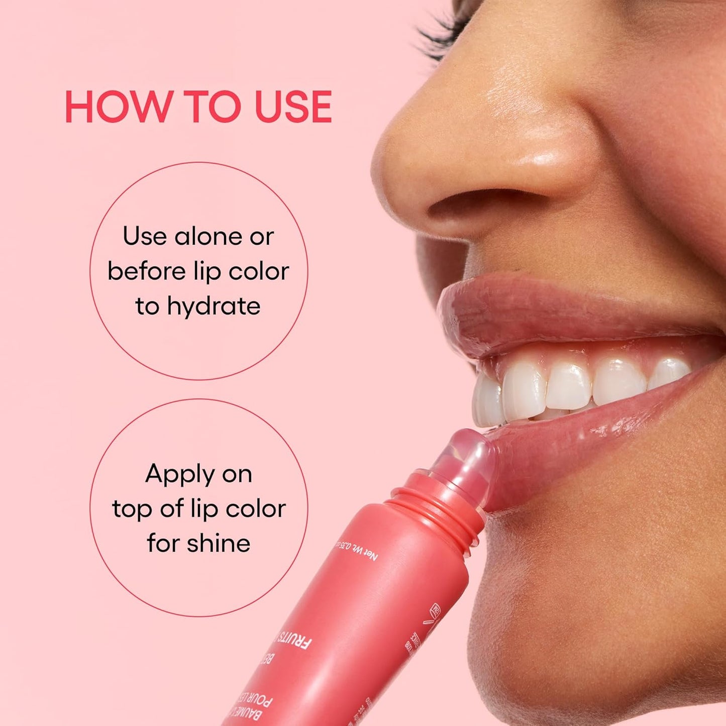 Laneige Gummy Bear Lip Glowy Balm, Shea Butter, Murumuru Butter, For All Types Of Skin, 10g