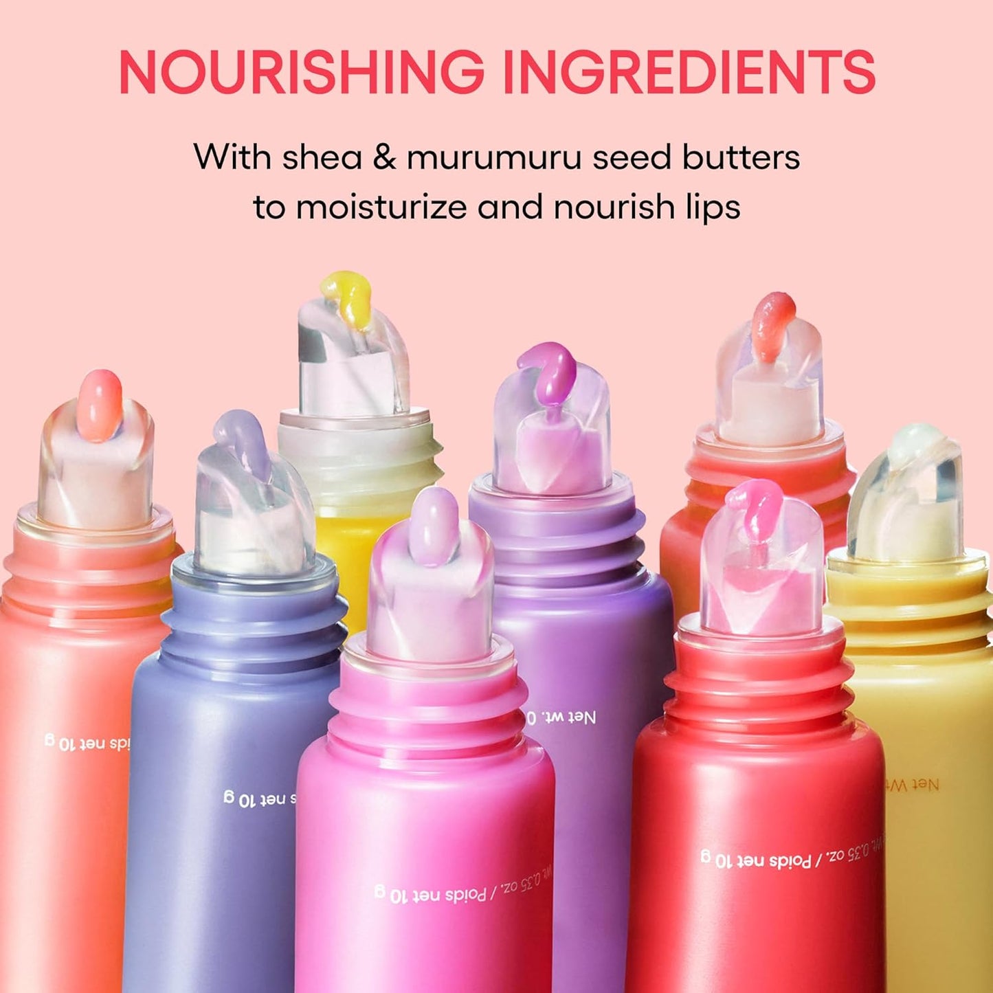 Laneige Gummy Bear Lip Glowy Balm, Shea Butter, Murumuru Butter, For All Types Of Skin, 10g