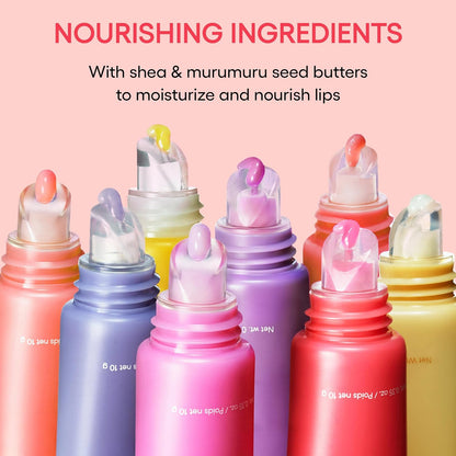 Laneige Gummy Bear Lip Glowy Balm, Shea Butter, Murumuru Butter, For All Types Of Skin, 10g