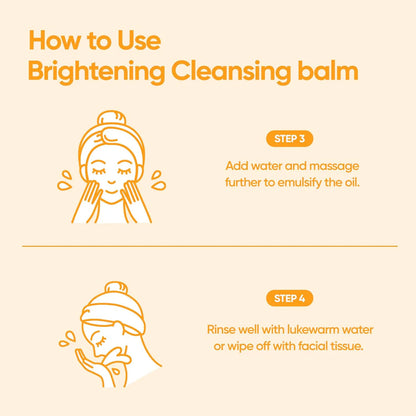 Banila CO Clean It Zero Mandarin-C Brightening Cleansing Balm, Jojoba Oil, For Uneven Skintone, 100ml