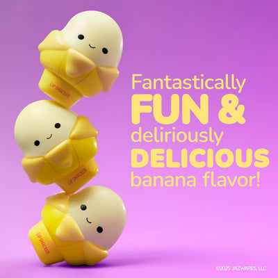 Lip Smacker Squishmallows Moisturizing Lip Balm, Hydrates & Smooths – Junie, Banana,  7.4g