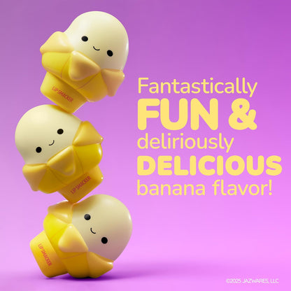 Lip Smacker Squishmallows Moisturizing Lip Balm, Hydrates &amp; Smooths – Junie, Banana,  7.4g
