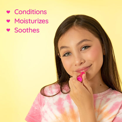 Lip Smacker Squishmallows Moisturizing Lip Balm, Hydrates &amp; Smooths – Junie, Banana,  7.4g