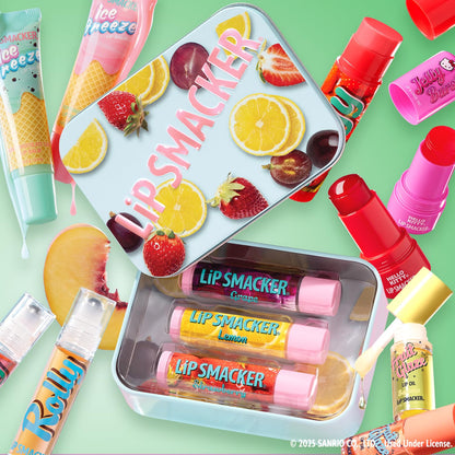 Lip Smacker Fruit Glaze Lip Oil, Ultra-Hydrating &amp; Moisturizing with High-Shine Finish - Peach, 6.35ml