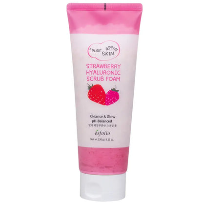 Pure Skin Strawberry Hyaluronic Scrub Foam