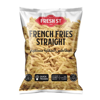 Fresh Street Fries Straight  2.5Kg