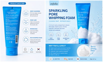 Esfolio Sparkling Pore Whipping Foam