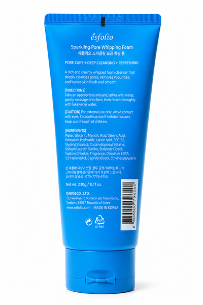 Esfolio Sparkling Pore Whipping Foam