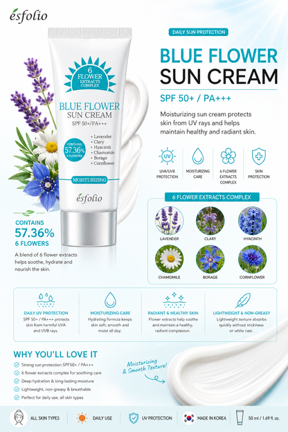 Esfolio Blue Flower Sun Cream
