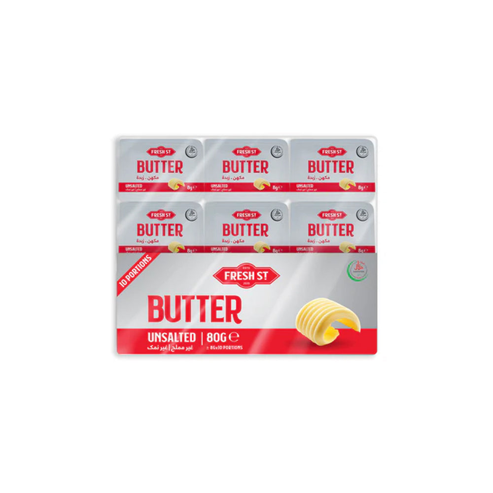 Fresh St Butter Unsalted 08Gm X 10