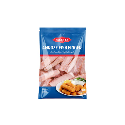 Fresh Street Amroze Fish Fingers - Frozen Fish Snacks, 500g