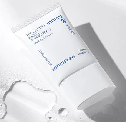 Innisfree Hyaluron Moist Sunscreen, SPF50+ PA+++ For Sensitive Skin, 50ml