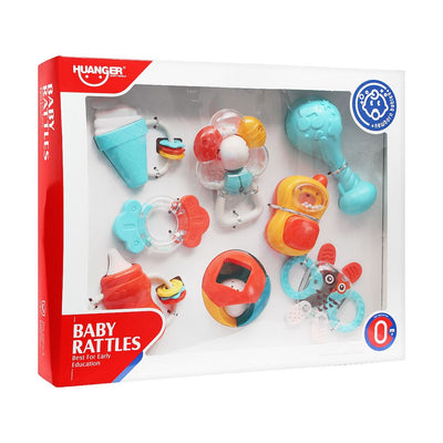 Huanger Baby Rattles, 0m+, 8 Pieces, HE0130