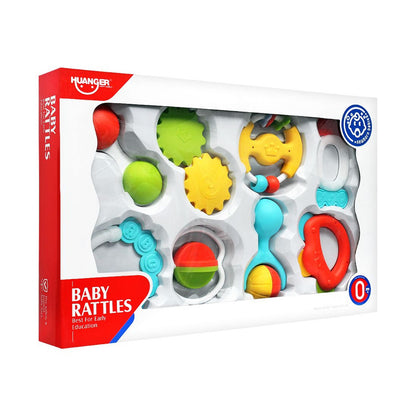 Huanger Baby Rattles, 8 Pieces, 0m+, HE0150