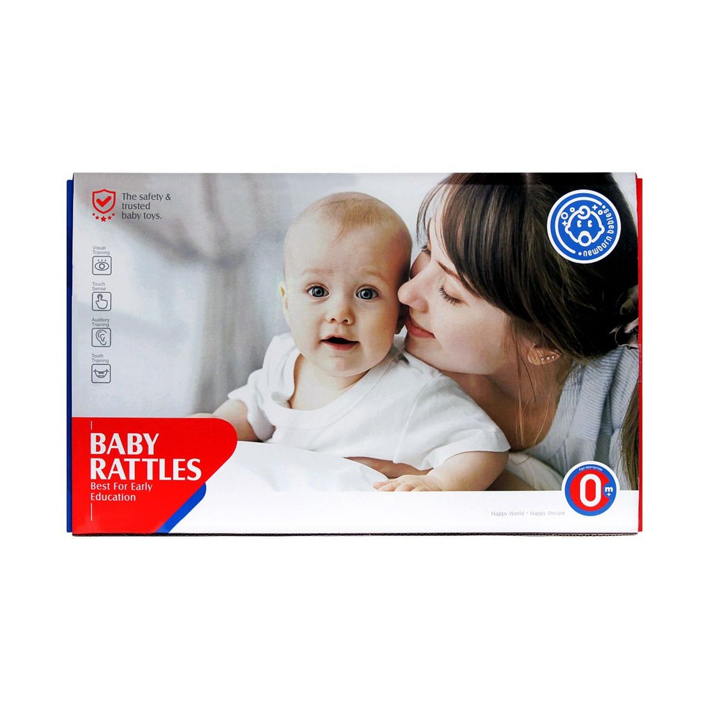 Huanger Baby Rattles, 4 Pieces, 0m+, HE0152