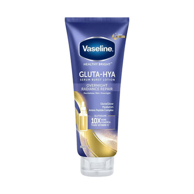 Vaseline Healthy Bright Gluta-Hya Over Night Radiance Repair Serum Burst Lotion  Revitalizes Skin Overnight  330ml