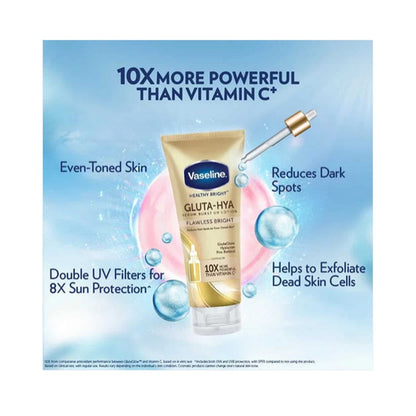 Vaseline Healthy Bright Gluta-Hya Flawless Bright Serum Burst UV Lotion 330ml