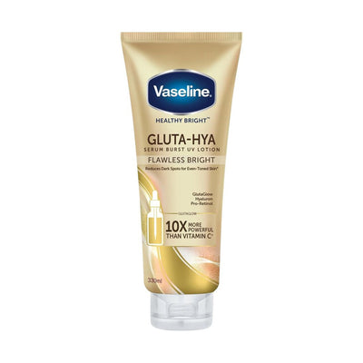 Vaseline Healthy Bright Gluta-Hya Flawless Bright Serum Burst UV Lotion 330ml