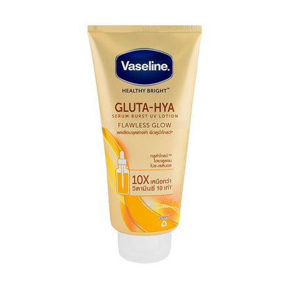 Vaseline Healthy Bright Gluta-Hya Flawless Glow Serum Burst UV Lotion  300ml
