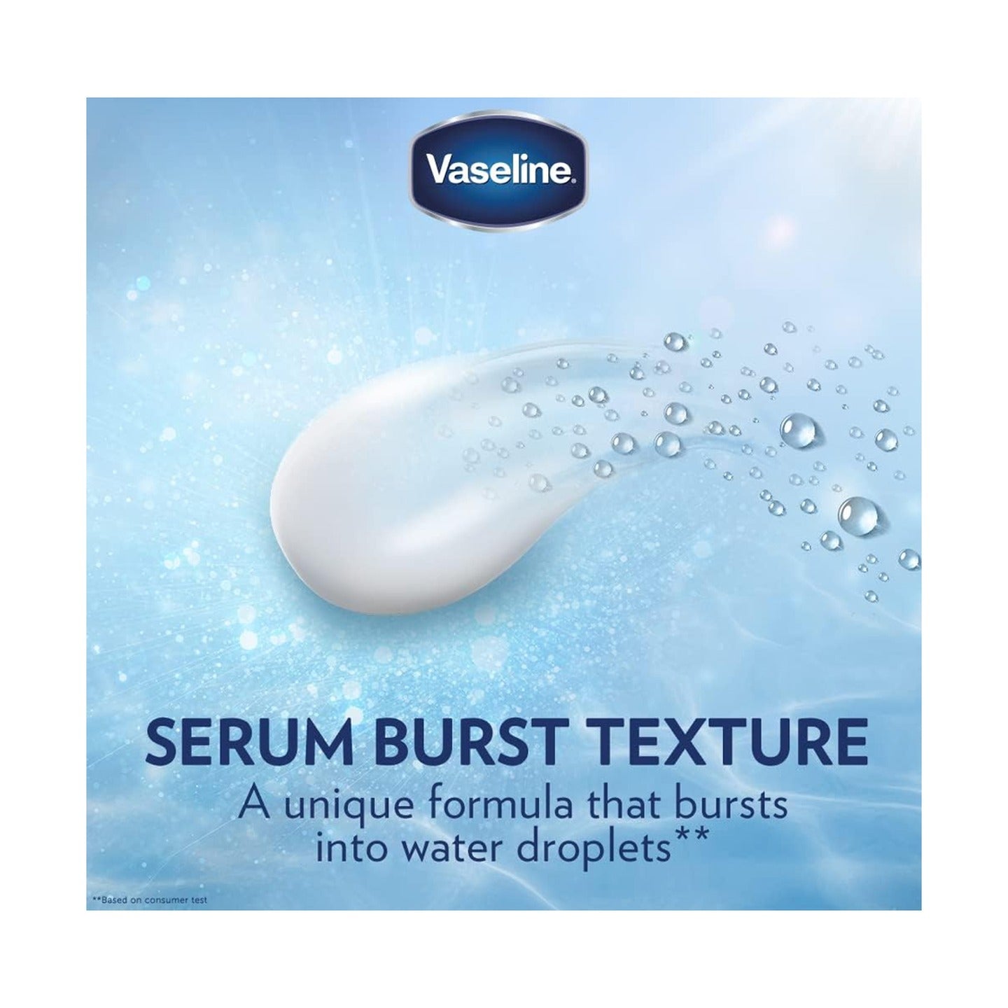 Vaseline Healthy Bright Gluta-Hya Flawless Glow Serum Burst UV Lotion  300ml