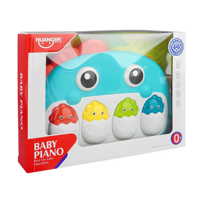 Huanger Dinosaur Baby Piano With Light & Music, For 0m+, HE0644
