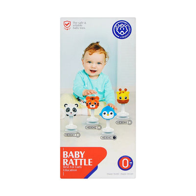 Huanger Baby Rattle With Silicone Sucker, For 0m+, HE8043