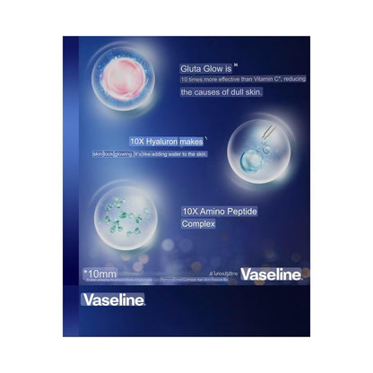 Vaseline Healthy Bright Gluta-Hya Over Night Radaince Repair Serum Burst Lotion  300ml