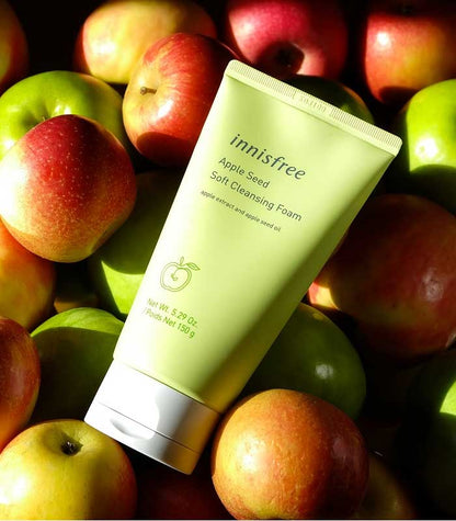 Innisfree Apple Seed Cleansing Foam, Glycerin & Lauric Acid, For All Types of Skin, 150g