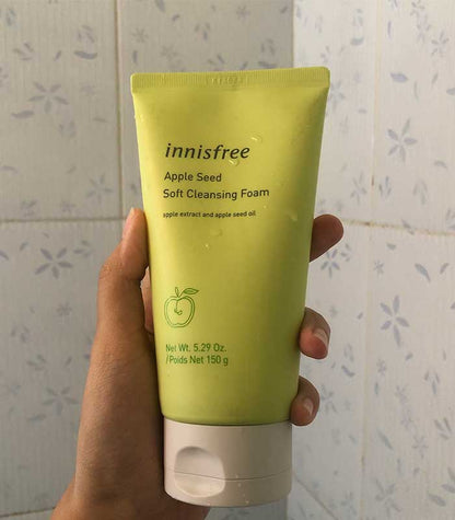 Innisfree Apple Seed Cleansing Foam, Glycerin & Lauric Acid, For All Types of Skin, 150g