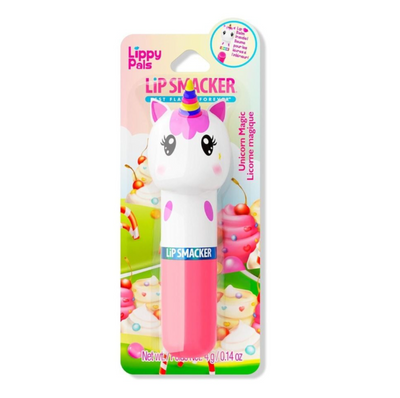 Lip Smacker Lippy Pals Unicorn, Flavored Moisturizing & Smoothing Soft Shine Lip Balm, Hydrating & Protecting - Unicorn Magic, 4g
