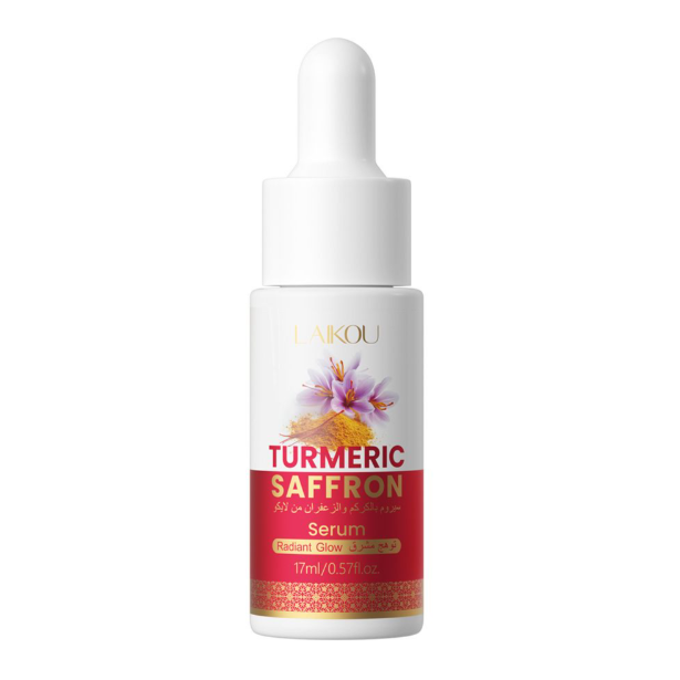 Laikou Turmeric Saffron Serum, Niacinamide, Vitamin C, For Radiant Skin, 17ml, LK33538A