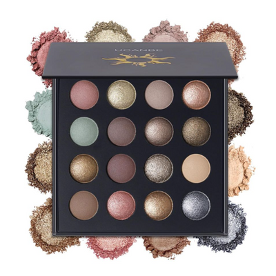 Ucanbe Sunkissed Classic Baked Formula Eyeshadow Palette, 16-Pack, STUB158