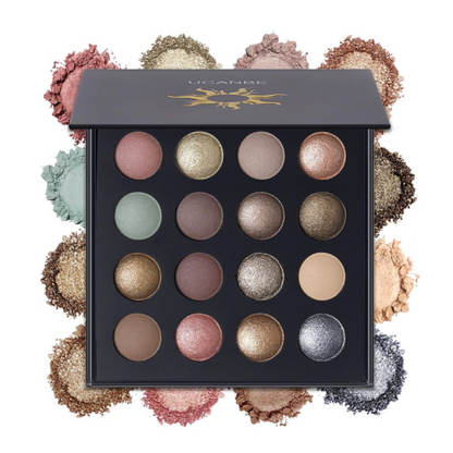 Ucanbe Sunkissed Classic Baked Formula Eyeshadow Palette, 16-Pack, STUB158