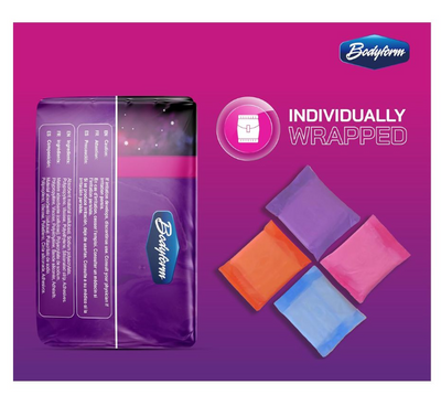 Bodyform Cushion Soft Overnight Maxi Sanitary Pads With Wings  8-Pack