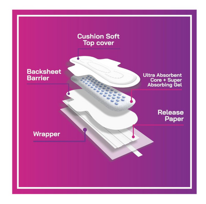 Bodyform Cushion Soft Regular Maxi Sanitary Pads With Wings  12-Pack