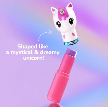Lip Smacker Lippy Pals Unicorn, Flavored Moisturizing &amp; Smoothing Soft Shine Lip Balm, Hydrating &amp; Protecting - Unicorn Magic, 4g