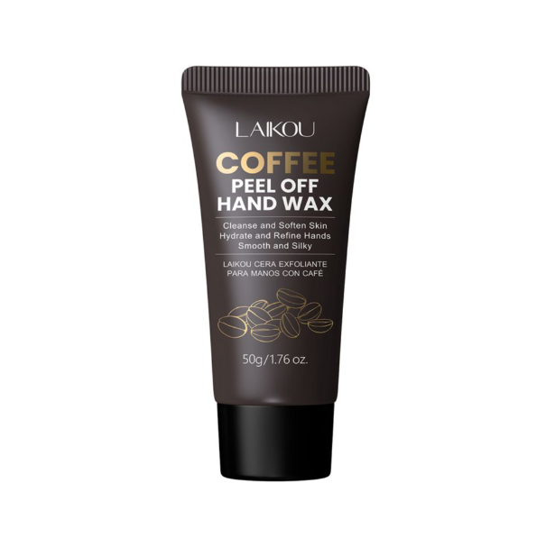 Laikou Coffee Peel Off Hand Wax, Ascorbic Acid, Caffeine, For Dry & Rough Skin, 50g, LK99695A