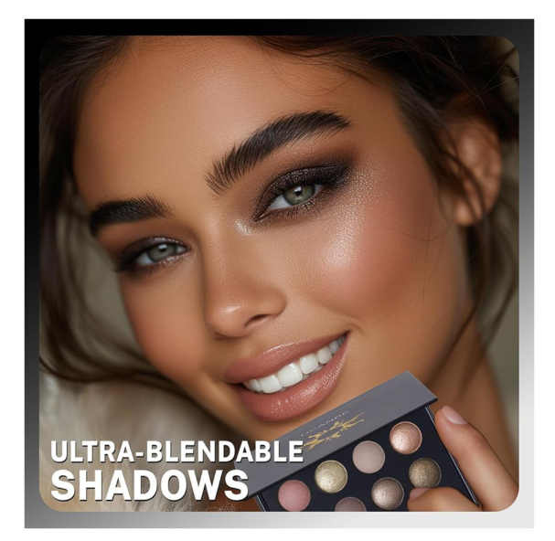 Ucanbe Sunkissed Classic Baked Formula Eyeshadow Palette, 16-Pack, STUB158