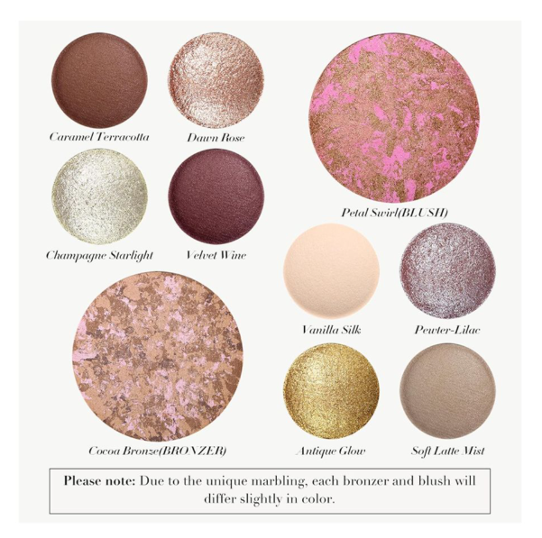 Ucanbe Baked Beauty Face Palette, Waterproof, 10-Pack, STUB203