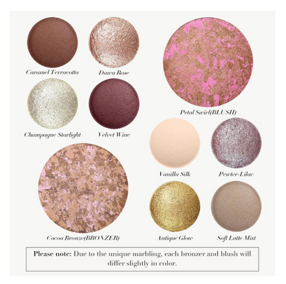 Ucanbe Baked Beauty Face Palette, Waterproof, 10-Pack, STUB203