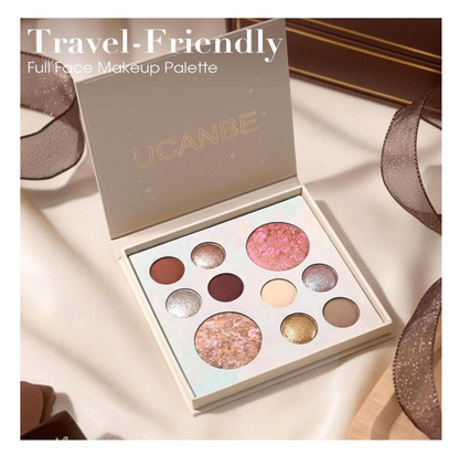 Ucanbe Baked Beauty Face Palette, Waterproof, 10-Pack, STUB203