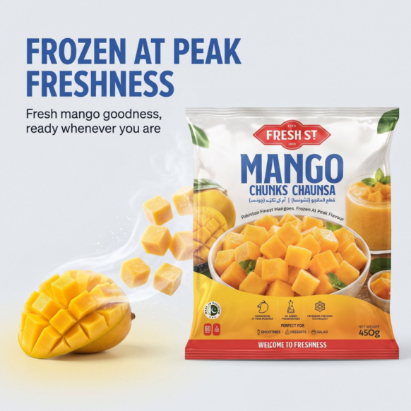 Fresh Street Mango Chunks, Chaunsa, 450g