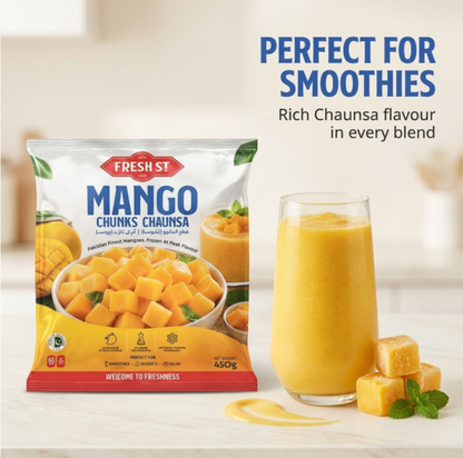 Fresh Street Mango Chunks, Chaunsa, 450g