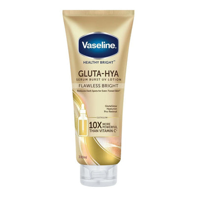 Vaseline Healthy Bright Gluta-Hya Flawless Bright Serum Burst UV Lotion 330ml