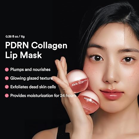 Abib PDRN Collagen Lip Mask Glazed Jelly, Overnight Repair &amp; Hydration Care, PDRN, Collagen, 11g