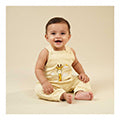 Basix Infant Cross Button Dungaree, 5958