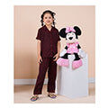 Basix Black & Red Polka Dots Short Sleeves Nightwear, 2-Piece Set, GRL-182