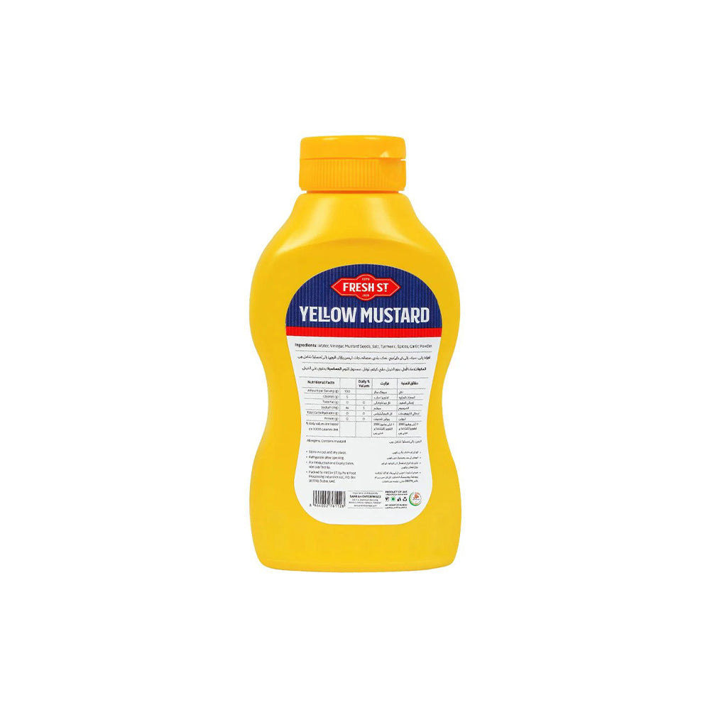 Fresh Street Yellow Mustard, 237ml, Pet Bottle